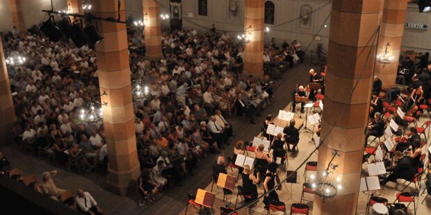 Zentraler Festival-Spielort: die ehemalige Franziskanerkirche St. Matthieu in Colmar