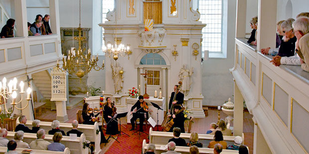 Besondere Aura: In der Dornheimer St. Bartholomäus-Kirche heiratete Bach seine Cousine