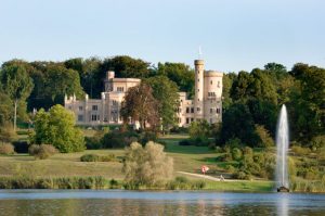 Schloss Babelsberg, Geysir in der Glieniker Lake