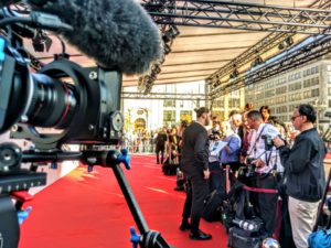 Roter Teppich beim Opus Klassik 2018