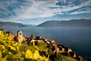 Blick auf den Genfer See