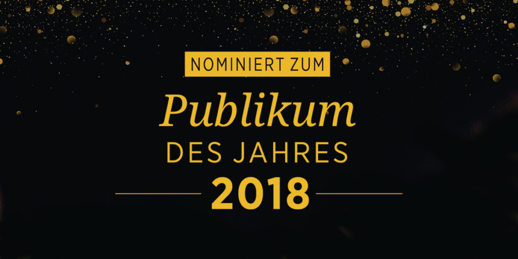 #publikumdesjahres – Das sind die 10 Nominierten