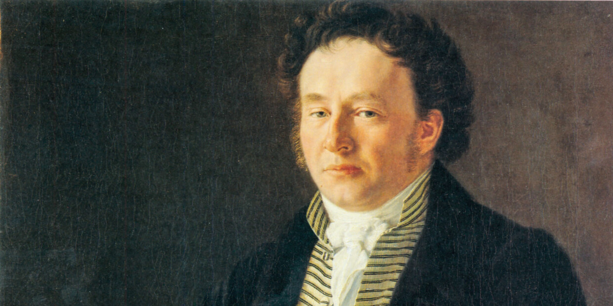 Louis Spohr. Gemälde von Johann August Nahl, 1824