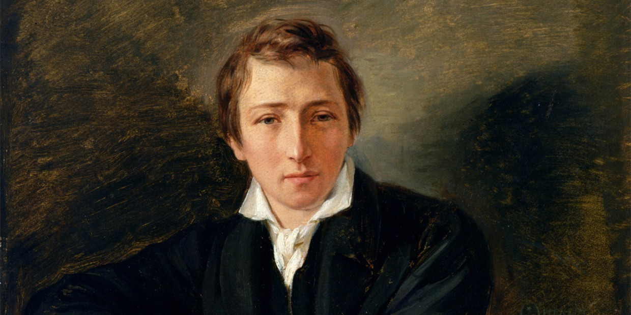 Heinrich Heine gemalt von Moritz Daniel Oppenheim