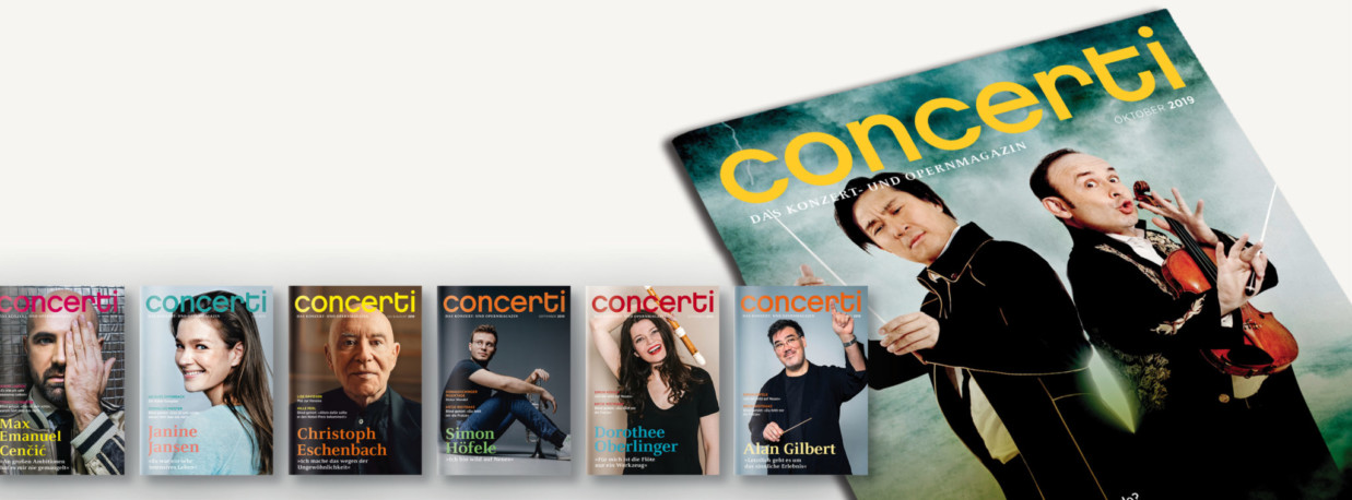 Druckfrisch: die concerti Oktober-Ausgabe!