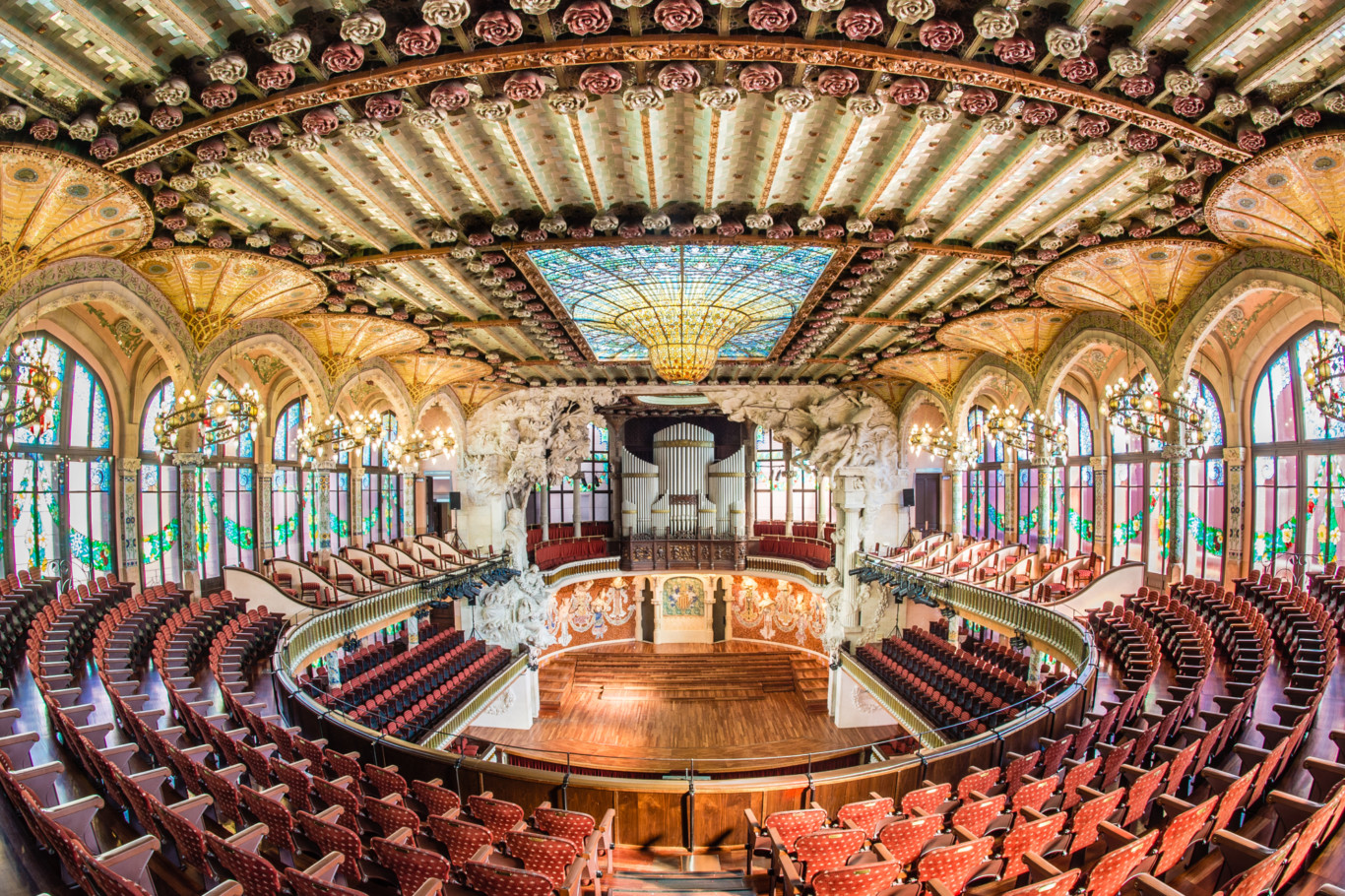 Konzertsaal des Palau de la Música Catalana