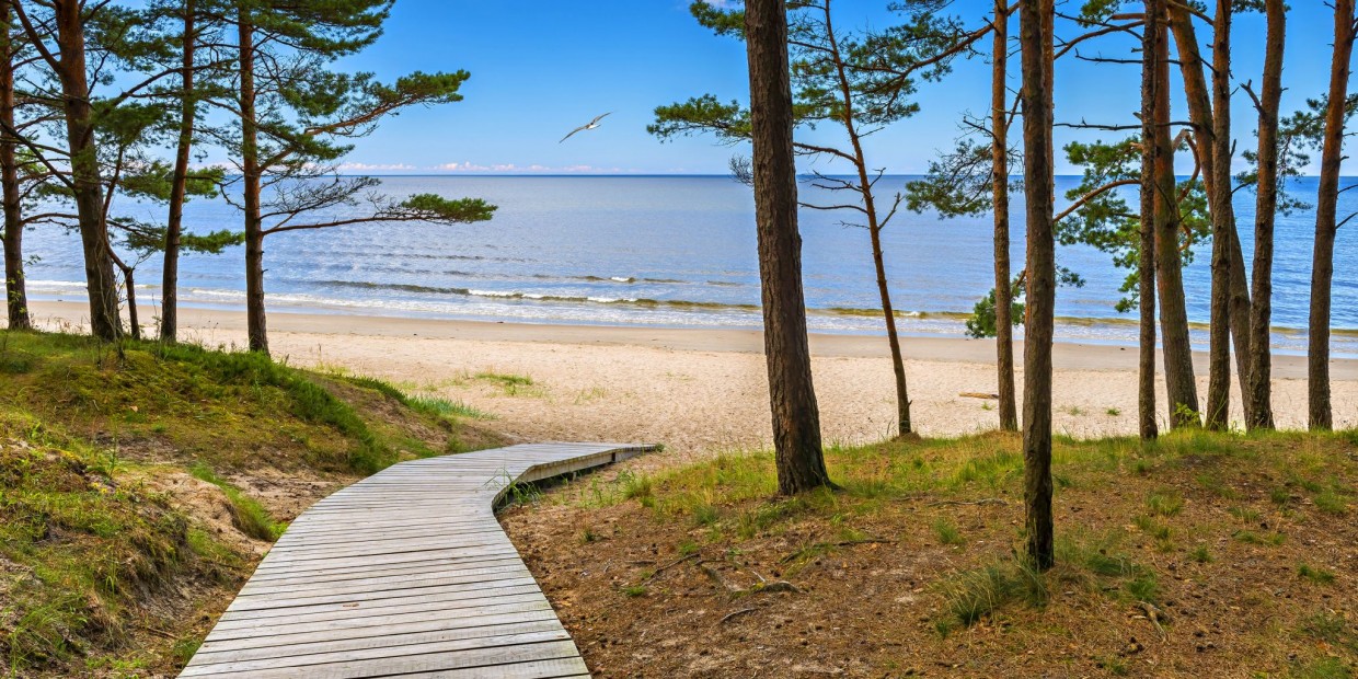 Jurmala ist vor allem für seinen Strand bekannt