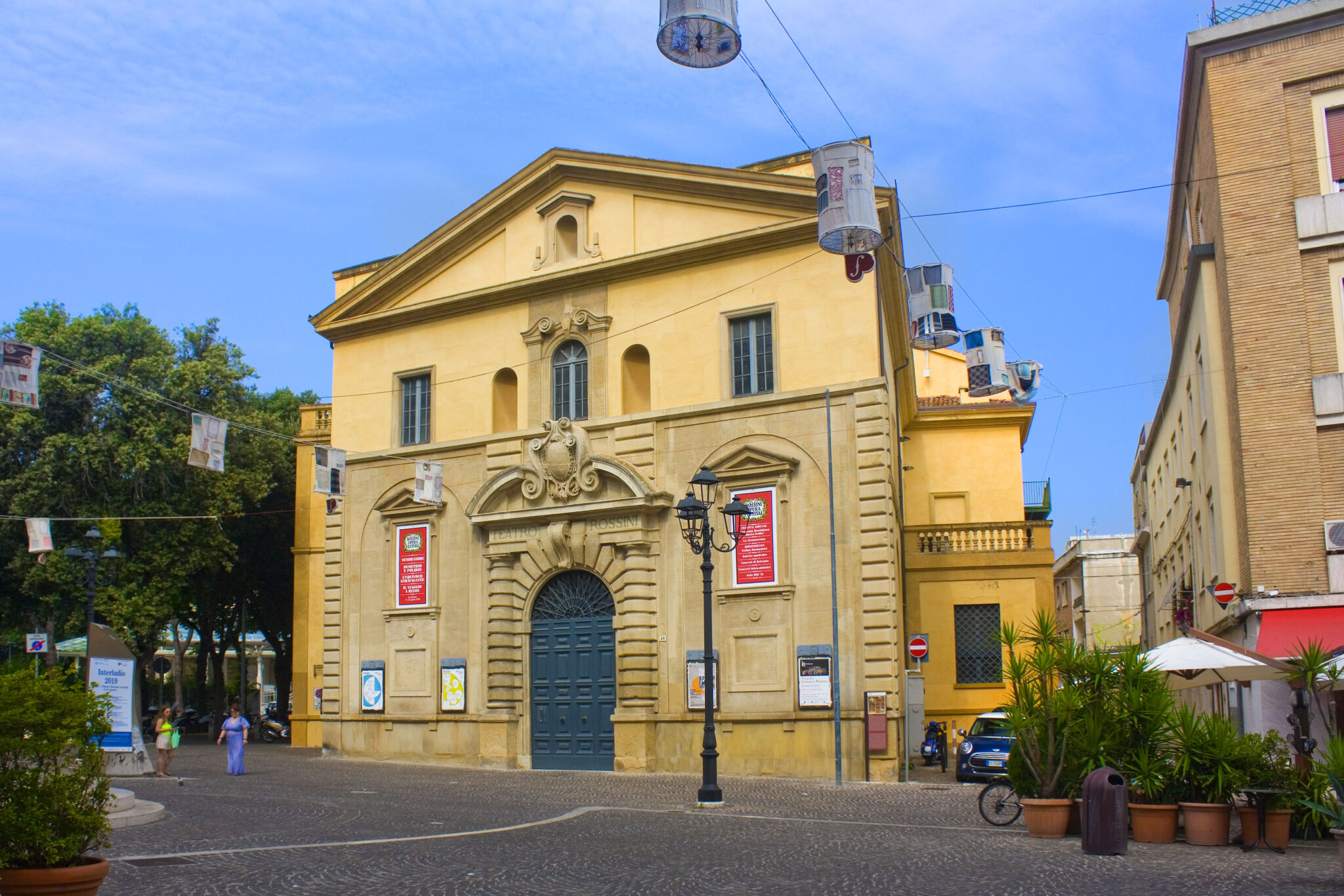 Das Teatro Rossini im italienischen Pesaro dient als Spielstätte für das Rossini Opera Festival