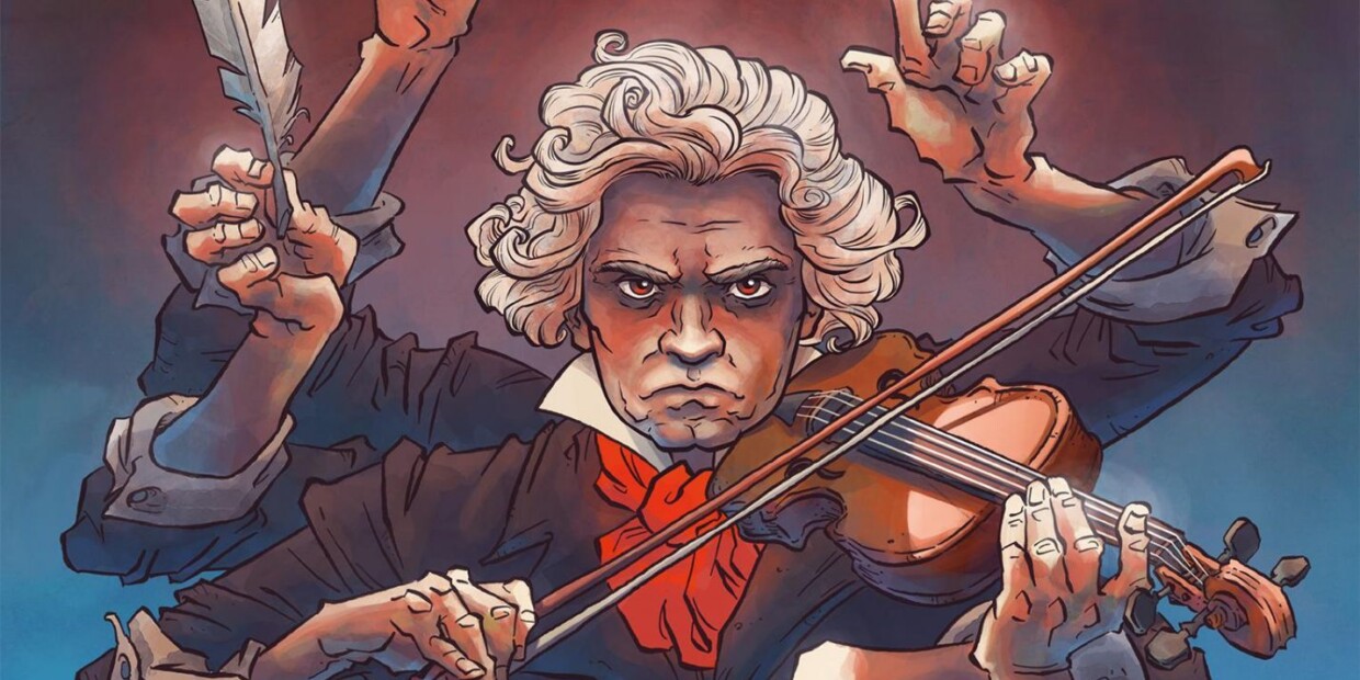 Das Cover zu Peer Meters Graphic Novel „Beethoven“