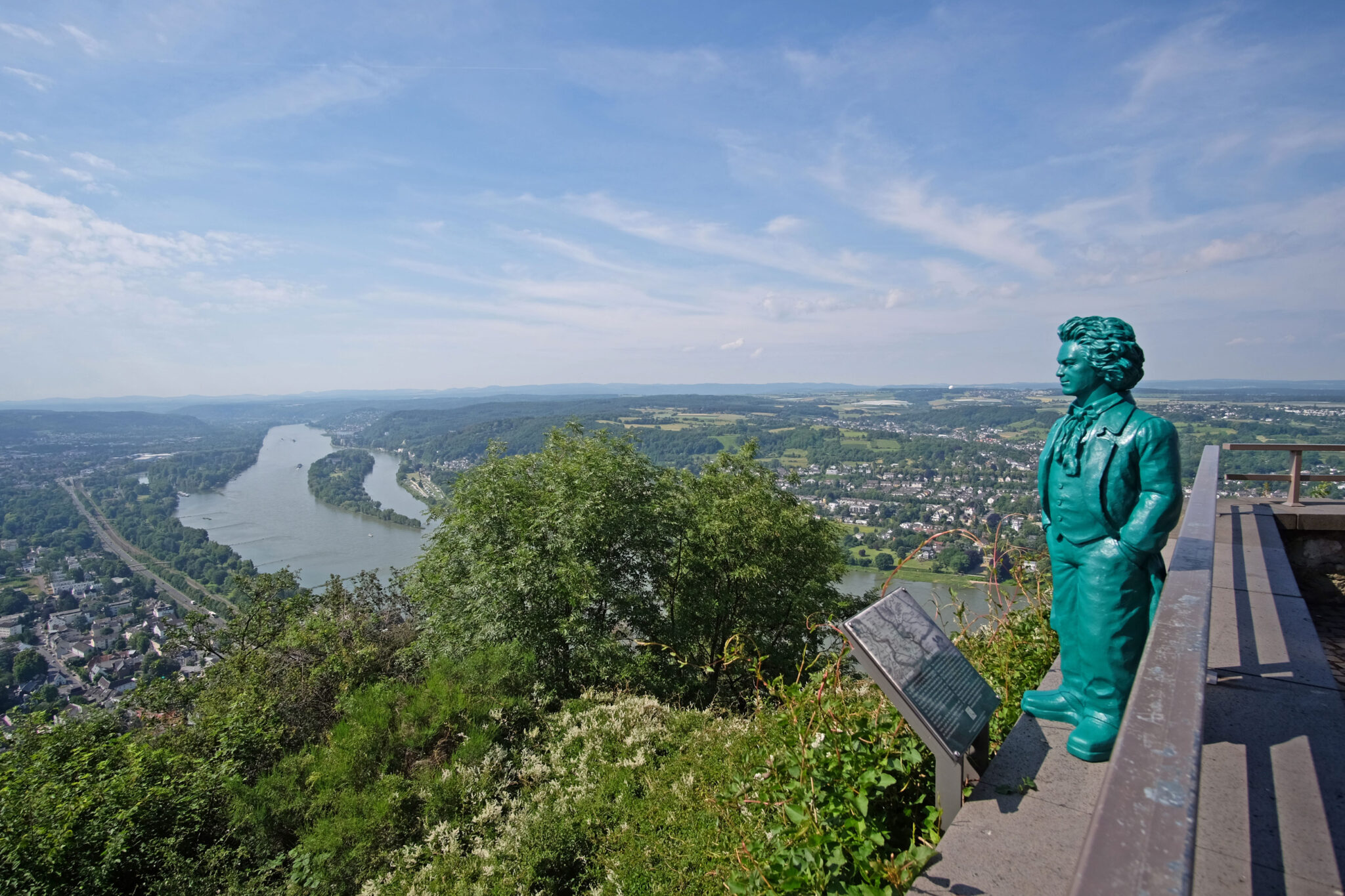 Aussichtsplateau auf dem Drachenfels