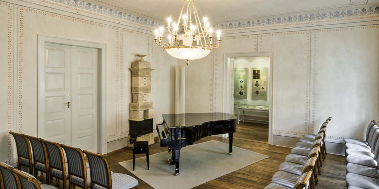 Musizieren im originalgetreuen Ambiente: der Schumann-Saal