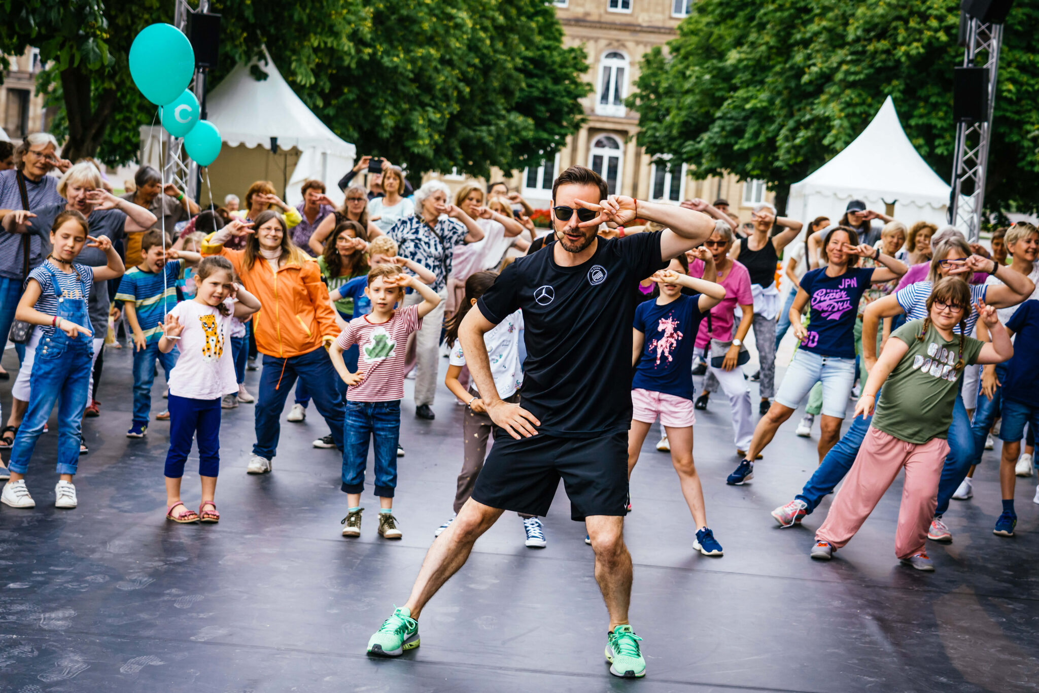 Raus auf die Straße: Eric Gauthier in Aktion bei seinem „Colours“-Festival