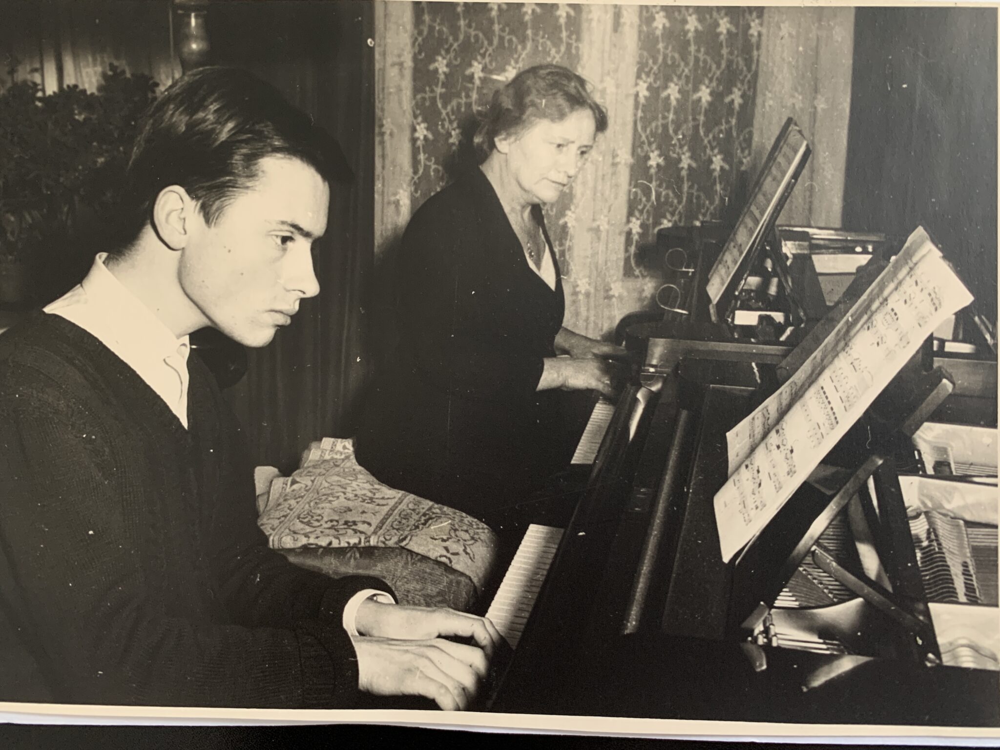 Christoph Eschenbach mit seiner zweiten Mutter Wallydore