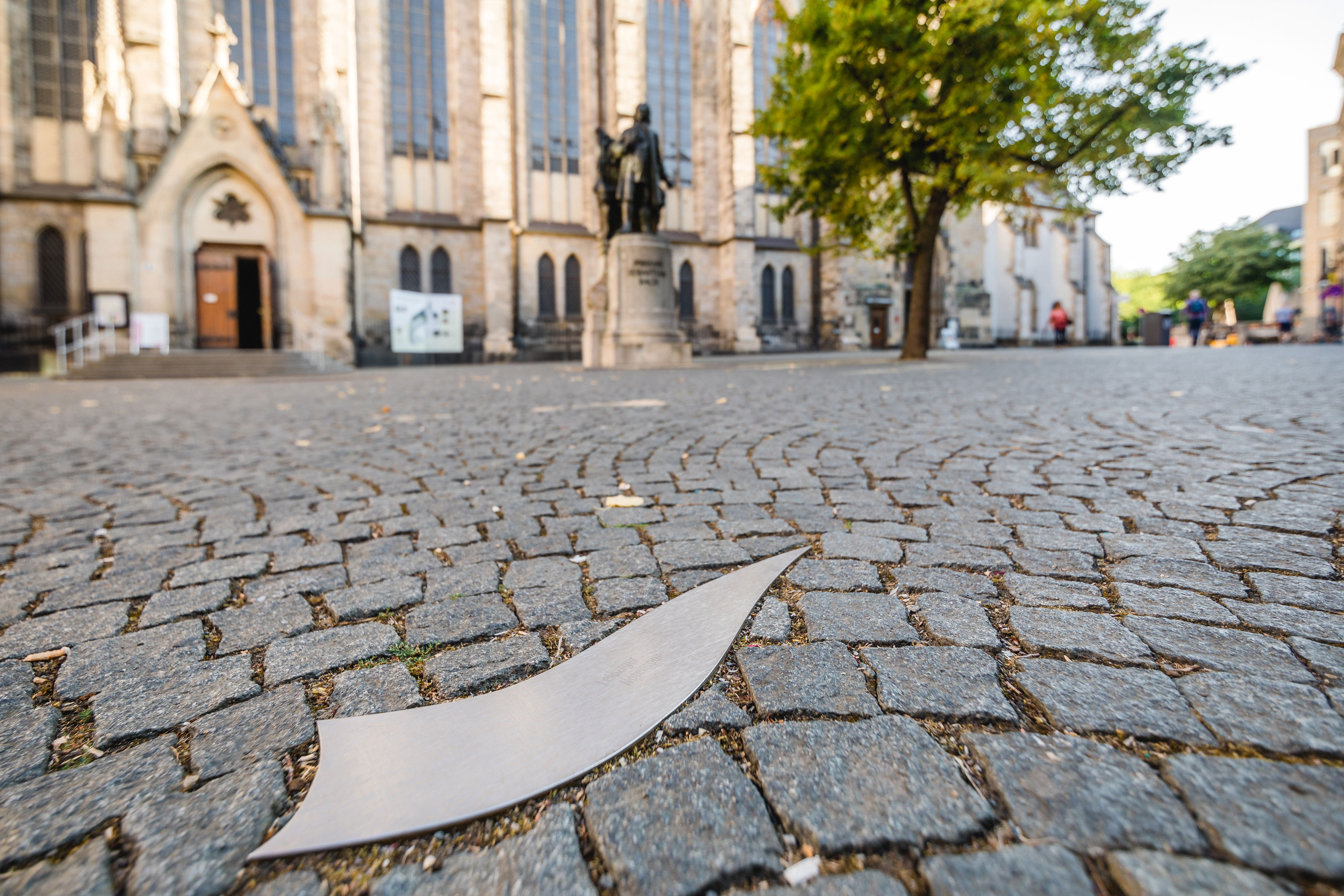 Notenspur vor der Thomaskirche