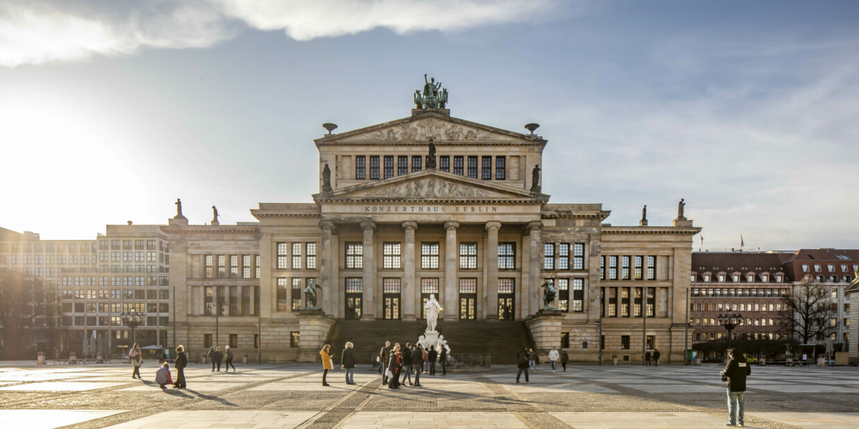 Lässt Besucher auch heute noch staunen: das 1821 von Karl Friedrich Schinkel erbaute Konzerthaus Berlin