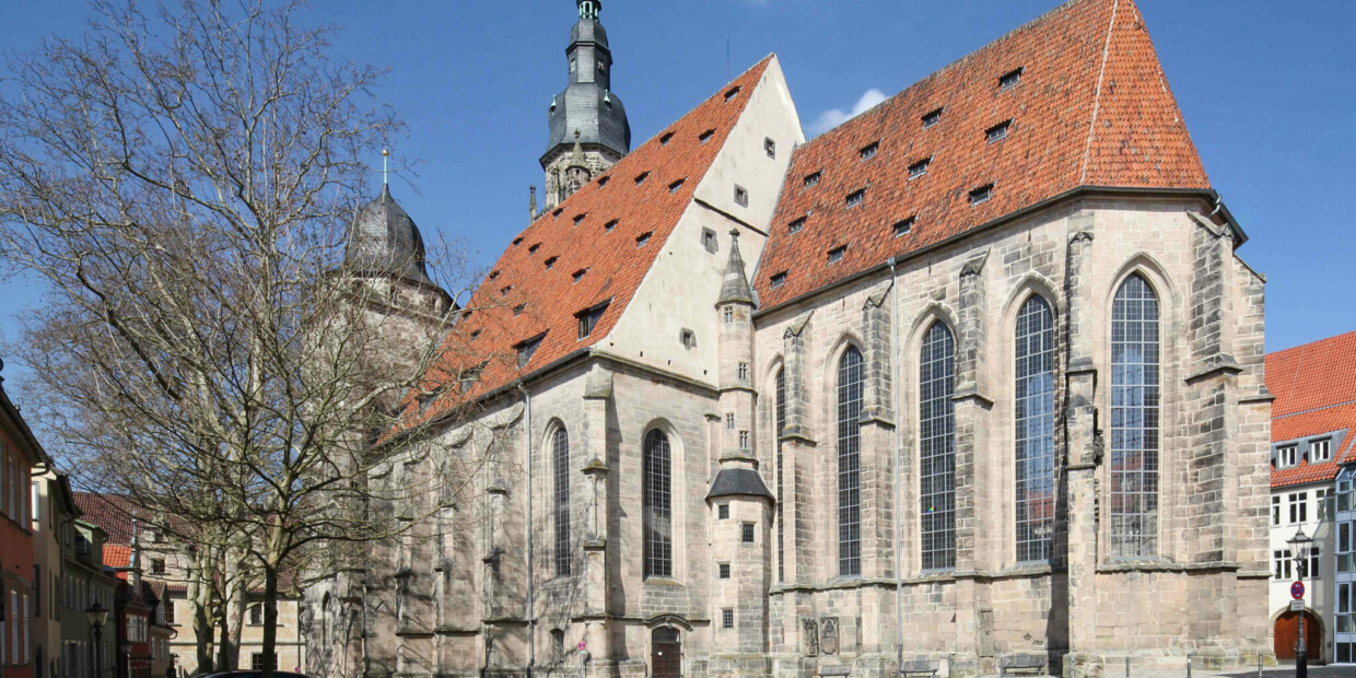 Bühne für eine teuflische Wette: die Morizkirche Coburg