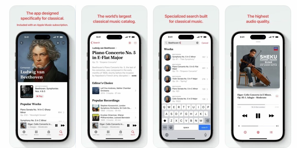Brandneue App: Apple Music Classical