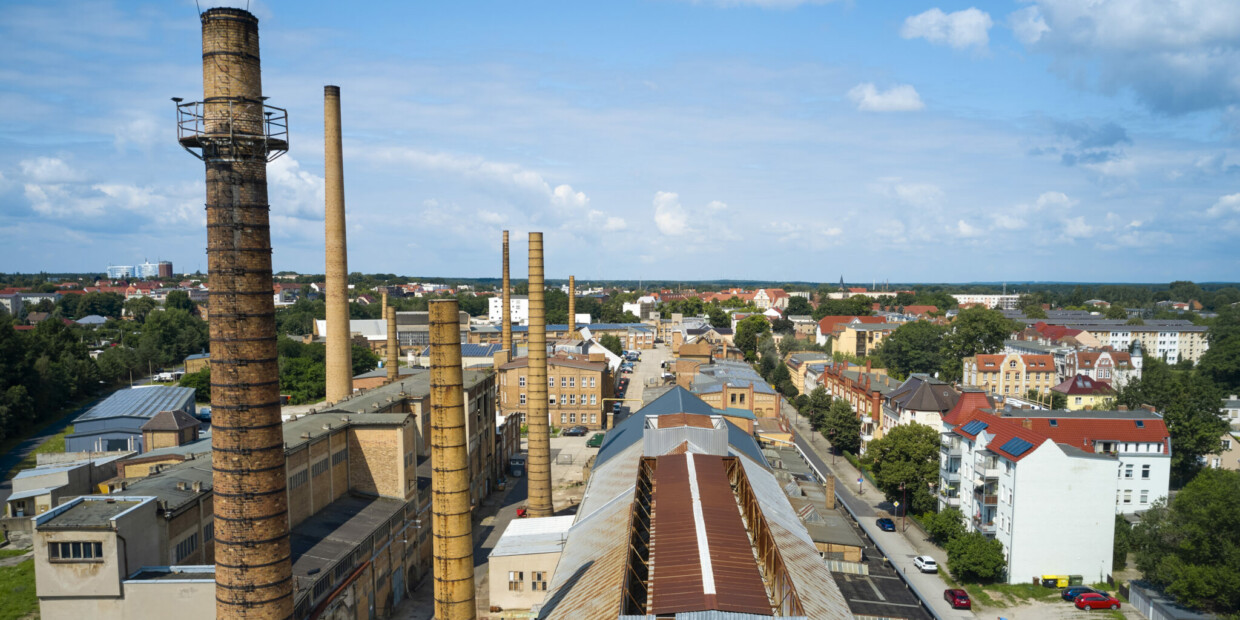 Kulturschauplatz mit industriellem Charme: das Telux-Gelände in Weißwasser