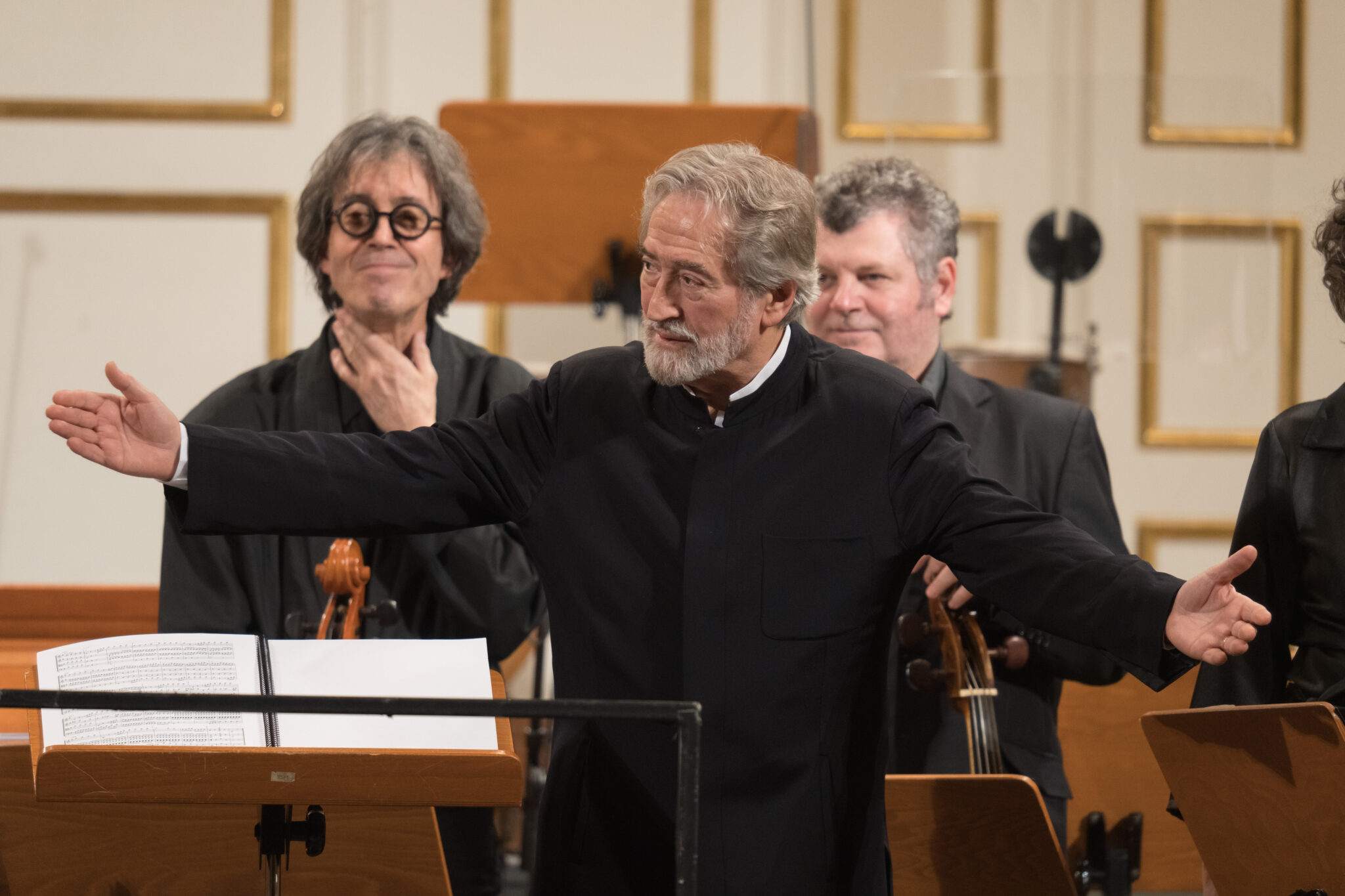 Jordi Savall und das von ihm gegründete Originalklang-Ensemble Le Concert des Nations spielen Mozarts „La clemenza di Tito“ auf der Bühne der Felsenreitschule