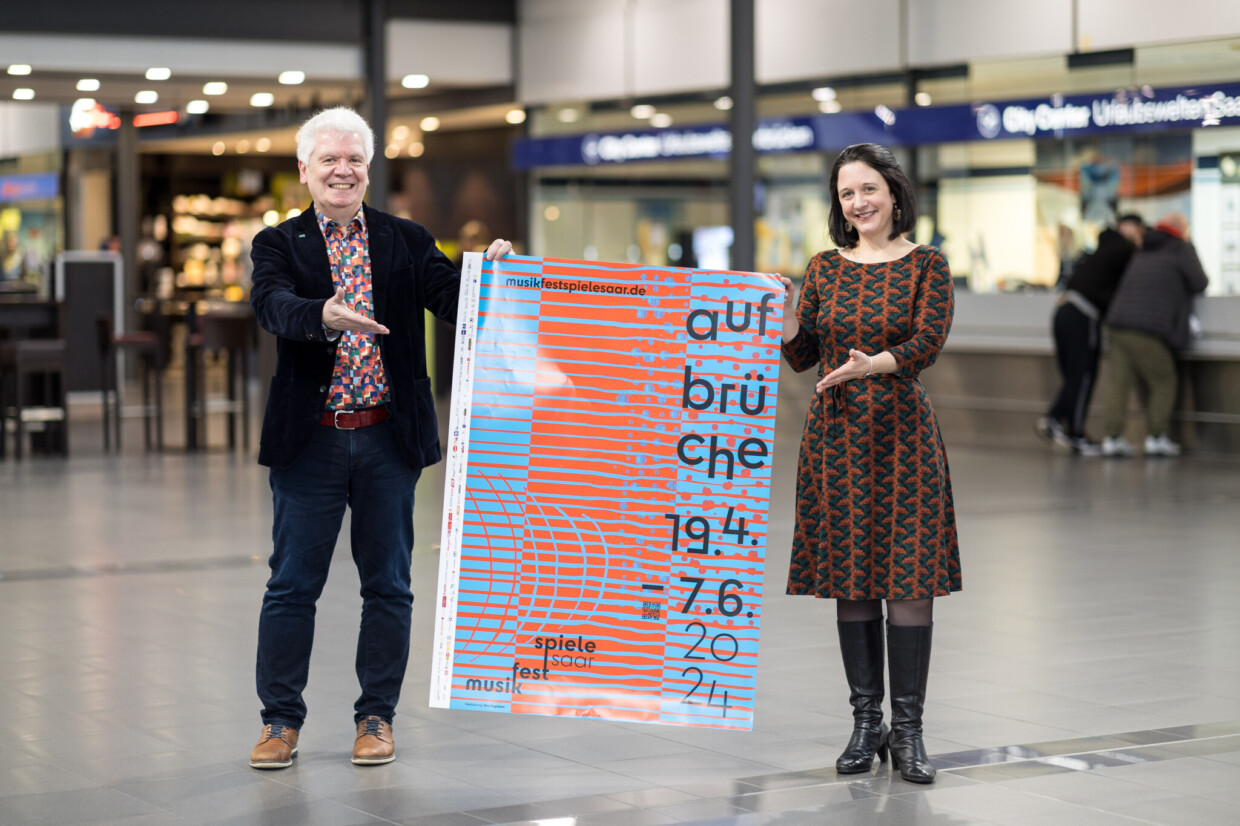 Festivalleiter Bernhard Leondary und Dramaturgin Eva Karolina Behr