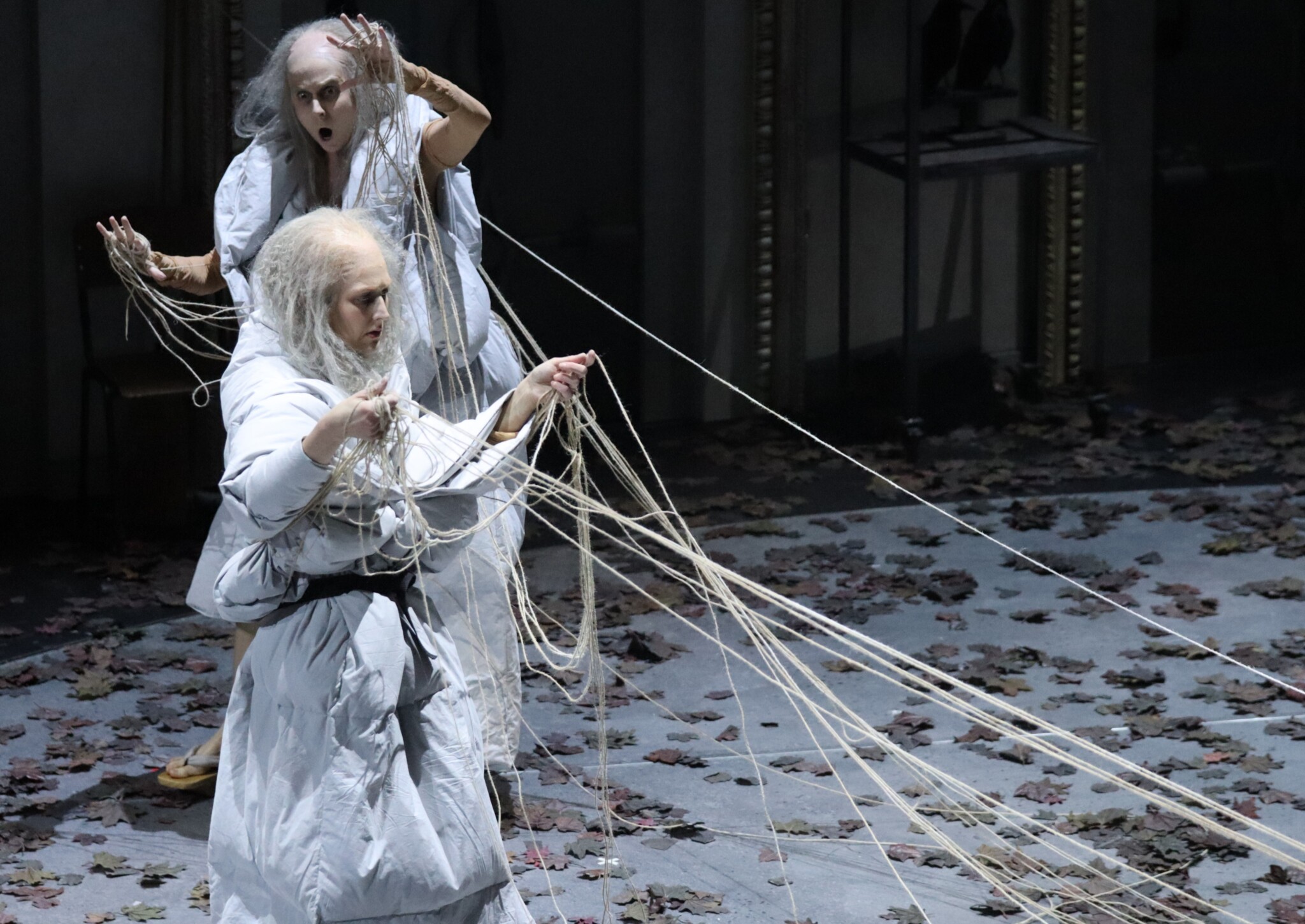Szenenbild aus Wagners „Götterdämmerung“ am Landestheater Coburg