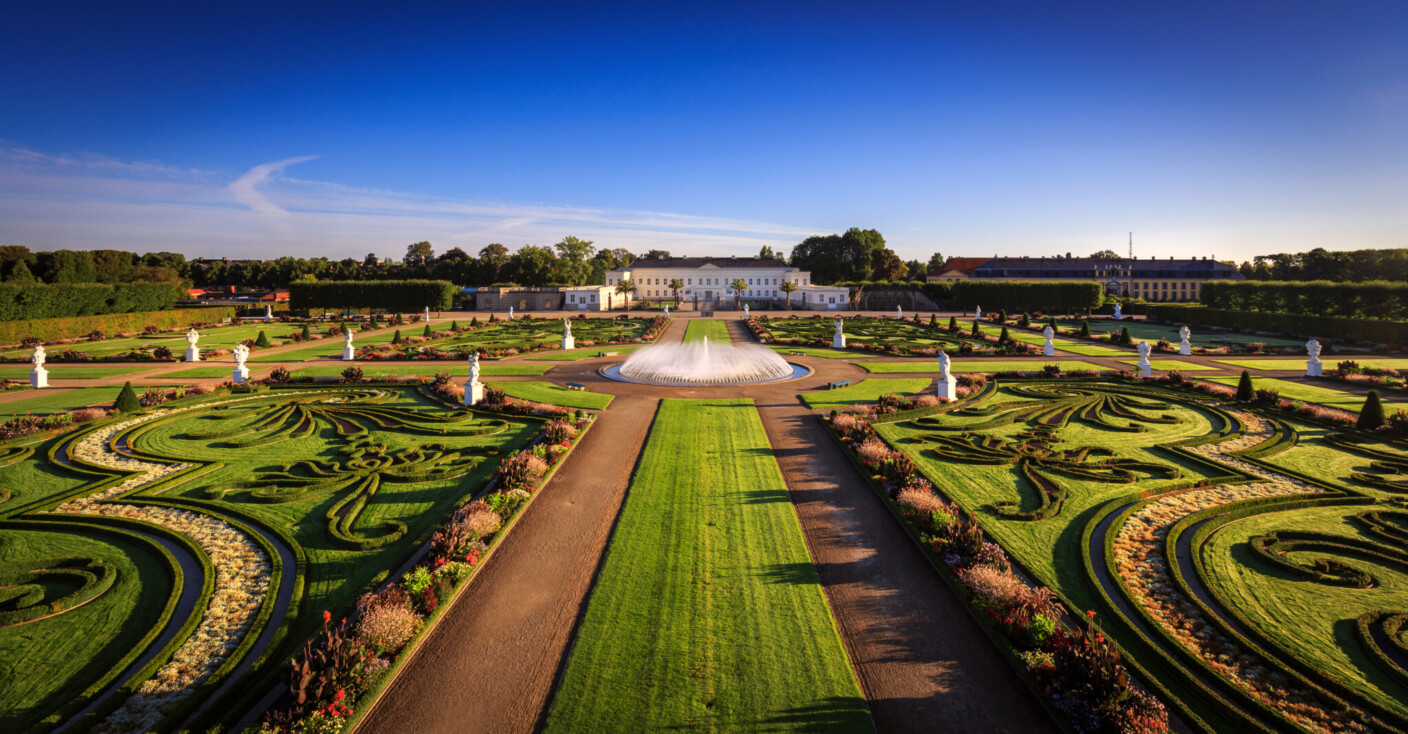 Die Herrenhäuser Gärten gehören zu den bedeutendsten Europas Barockgärten