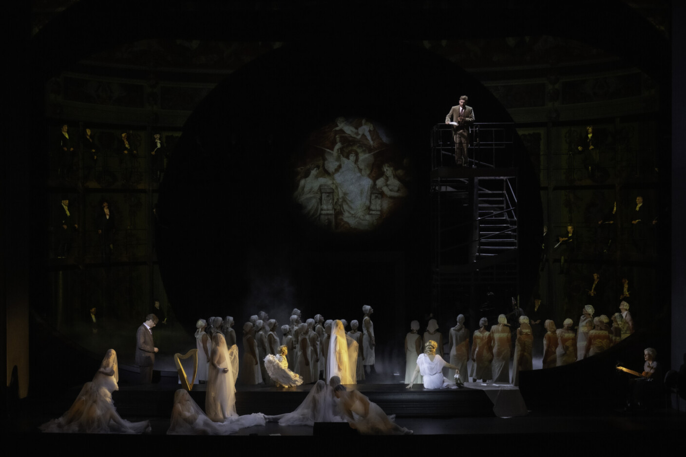 Szenenbild aus „Mefistofele“ an der Semperoper Dresden