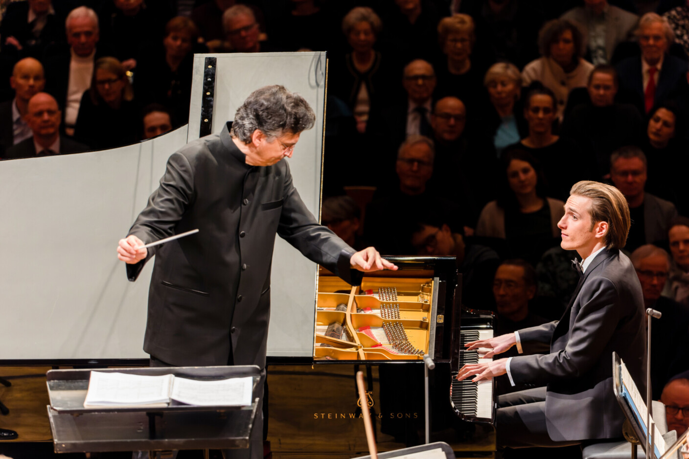 Durch Liszts Musik verbunden: Pianist Yoav Levanon und Dirigent Michael Sanderling