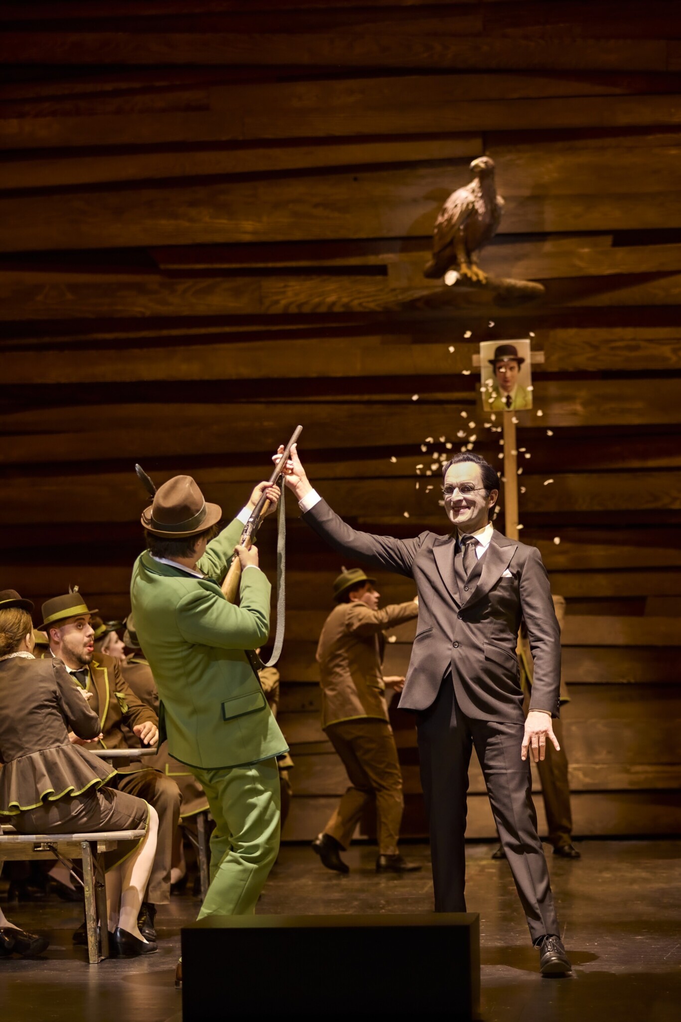 Szenenbild aus „Der Freischütz“ an der Staatsoper Hamburg