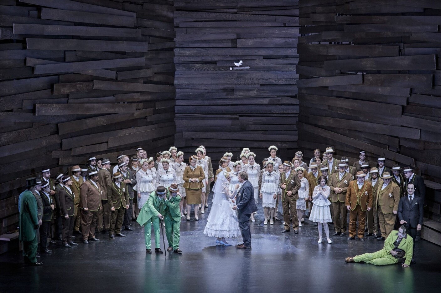 Szenenbild aus „Der Freischütz“ an der Staatsoper Hamburg