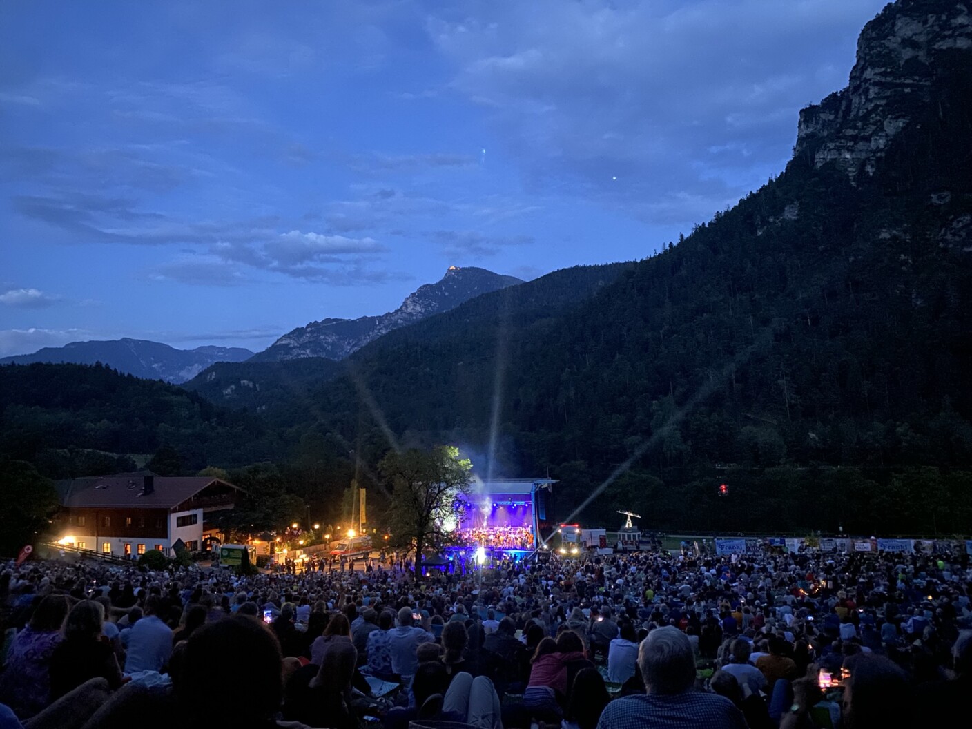 Open-Air-Konzert Thumsee brennt