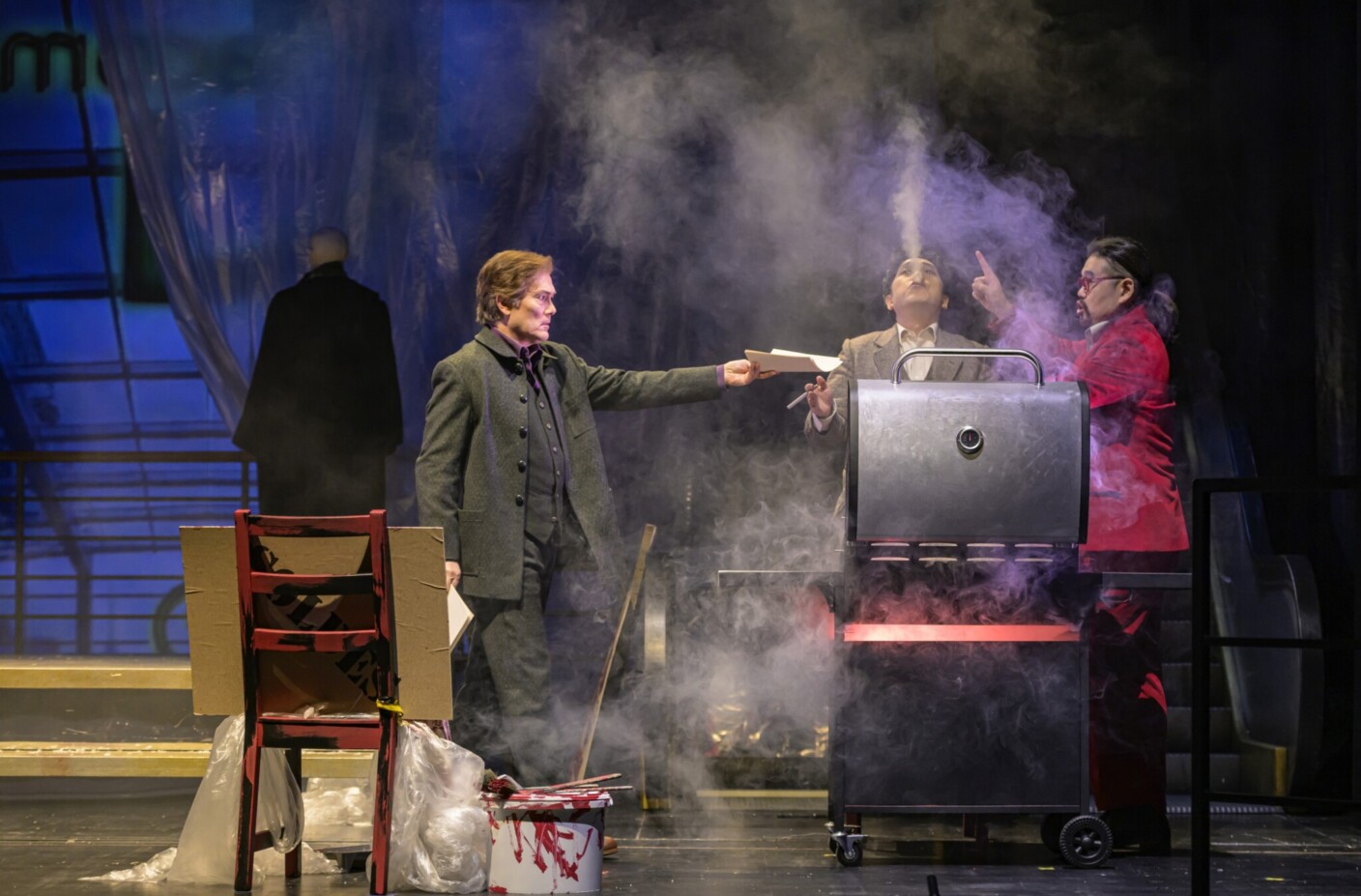 Szenenbild aus Puccinis „La bohème“ am Theater Münster