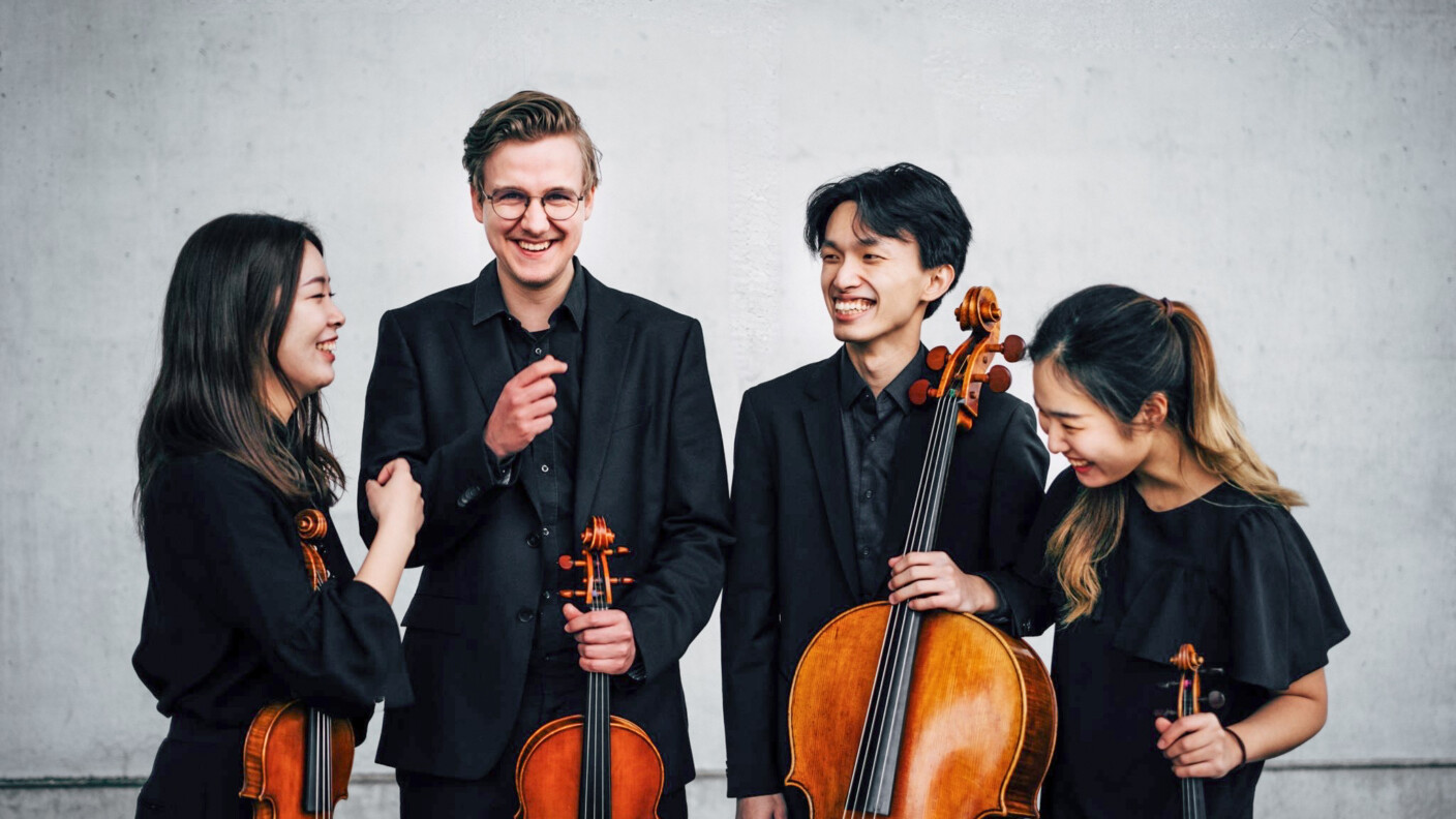 Das Quartett Hana studiert derzeit beim Quatuor Ébène