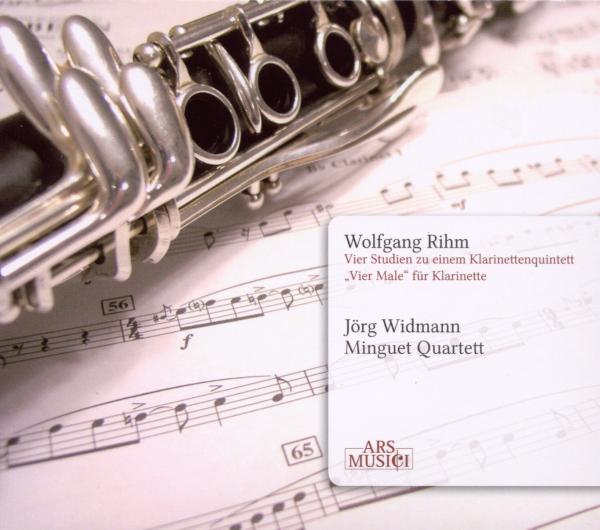 Album Cover für Rihm: Vier Studien zu einem Klarinettenquintett